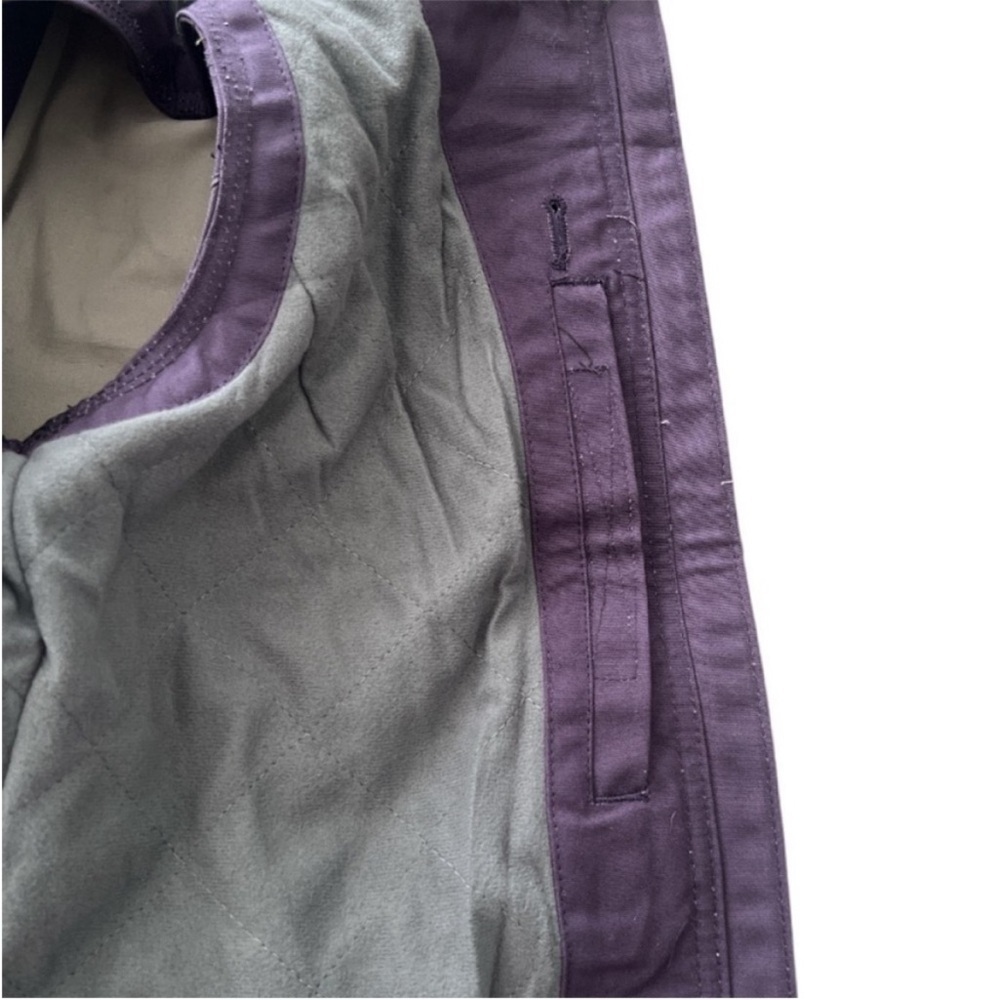 Noble Outfitters Purple Canvas Vest with Faux Fur - Picture 8 of 12